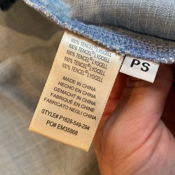 Cloth & Stone Chambray High-Neck Swing Dress - Picture 6 of 6